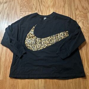 Nike Black Cheetah Sweatshirt